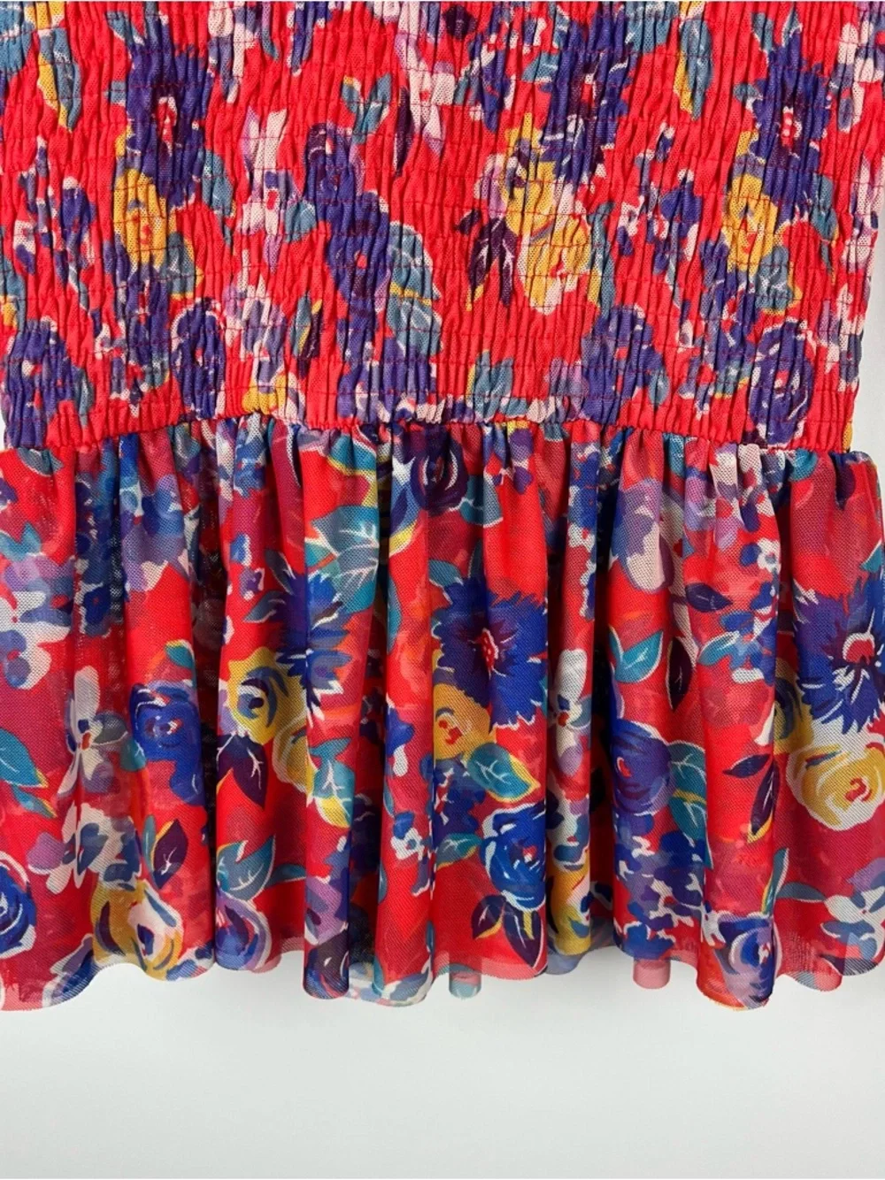 Anthropologie bright red